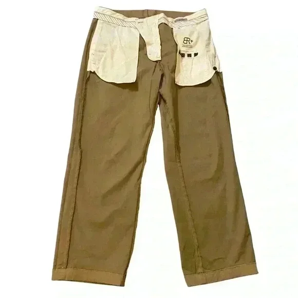 Banana Republic Men's Pants Tailoring Performance Emerson Chino Stretch Khaki 35 - Picture 10 of 16